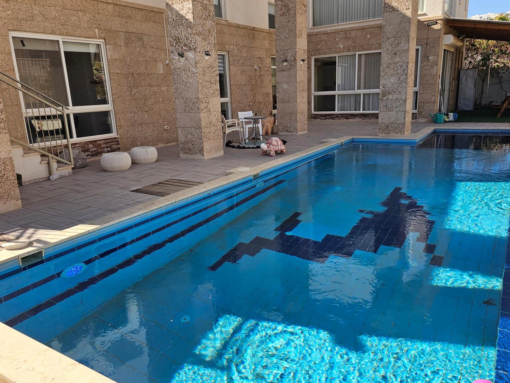 Villa Oasis Reef Resort Near The Sea -רק משפחות 엘라트 외부 사진