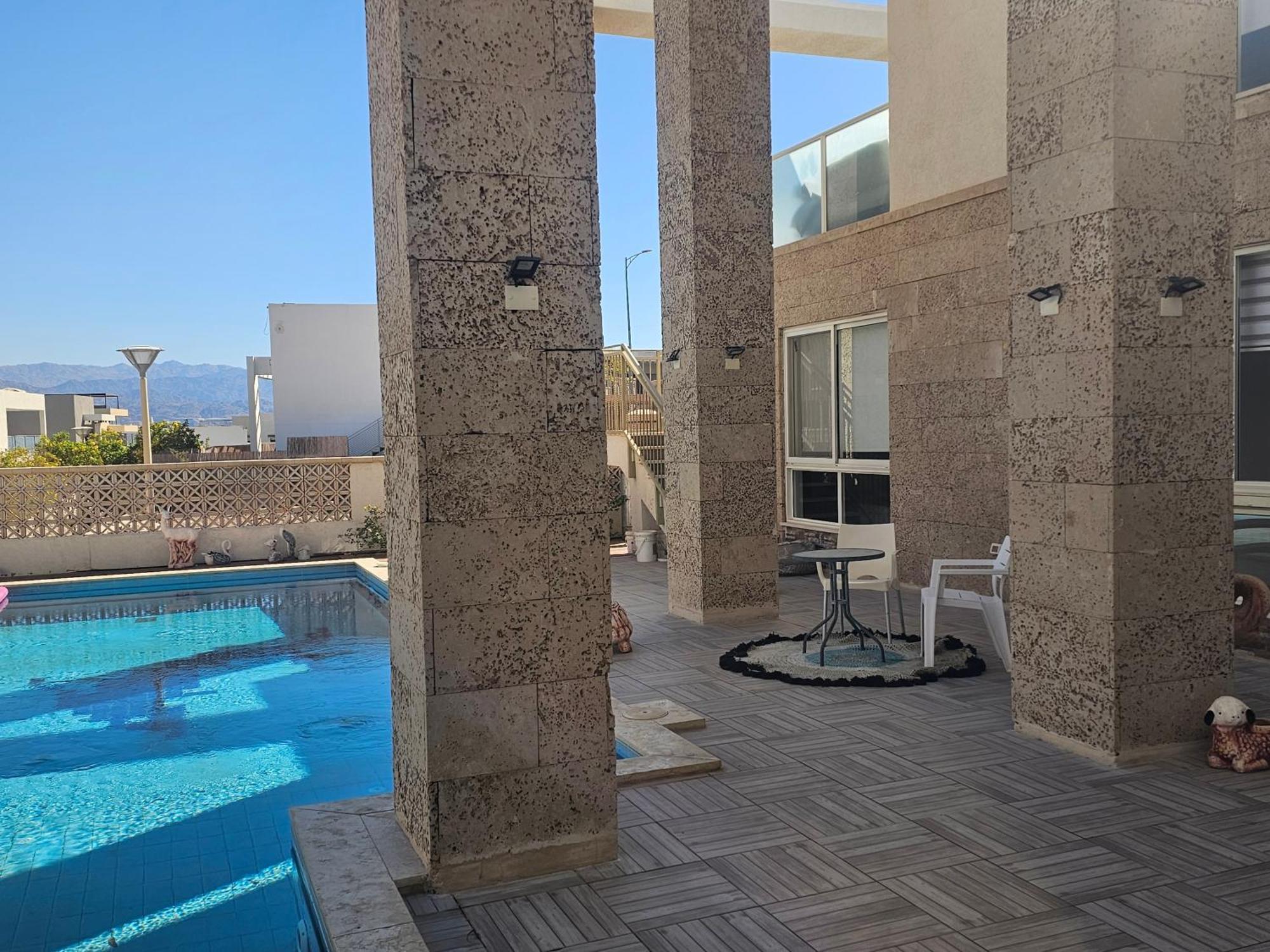 Villa Oasis Reef Resort Near The Sea -רק משפחות 엘라트 외부 사진